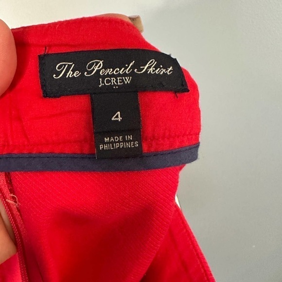 J Crew The Pencil Skirt Size 4 - Picture 6 of 7